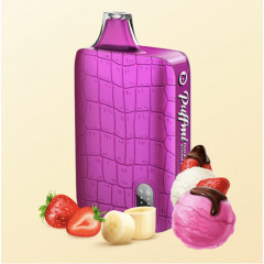 Электронная сигарета PuffMi Dura V2 STRONG 9000 - Клубника банан мороженое